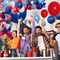140PCS Balloon Garland Kit – Navy Blue, Red & White Balloons for Graduation, Class of 2024, 4th of July, Patriotic, Veteran’s Day, Nautical, Baseball, Spider-Man & Birthday Party Decorations